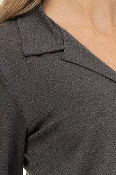 Pijama Chumbo Viscolycra - Imagine Pijamas e Sonhos