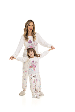 Pijama Soft Macaquinhos Adulto na internet