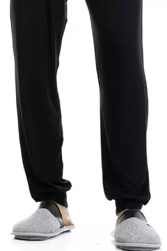 Pijama Viscolycra Preto Mescla - loja online