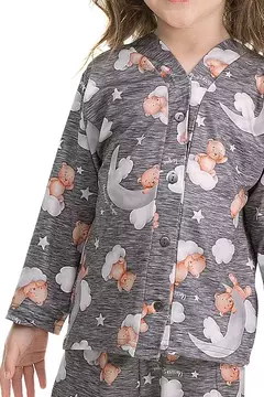Pijama Longo Unissex Infantil Urso - Imagine Pijamas e Sonhos