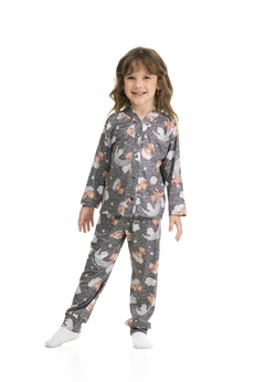 Imagem do Pijama Longo Unissex Infantil Urso