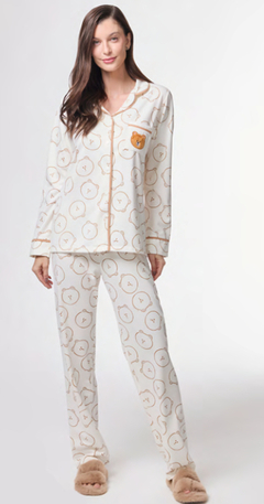 Pijama Urso Flanelado Americano - comprar online