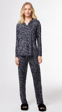 Pijama Aberto Estampa Animal Print - comprar online