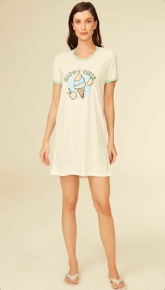 Camisola Happy Vibes verde - comprar online