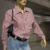 Camisa listrada vermelho e branco Valentino - loja online