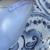 Vestido seda estampado azul e branco Le Lis Blanc - loja online