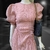 Vestido rosa Zara na internet