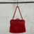 bolsa vintage vermelha anos 70 na internet