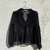 camisa preta zara