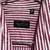 Camisa listrada vermelho e branco Valentino