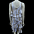 vestido babados estampa marmorizada michael kors - loja online