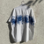camisa vintage branca estampada flor azul yes brazil - loja online