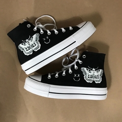 HS BUTTERFLY - black platform converse - buy online