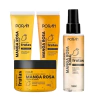 Kit de cuidados com o corpo e rosto - Manga rosa
