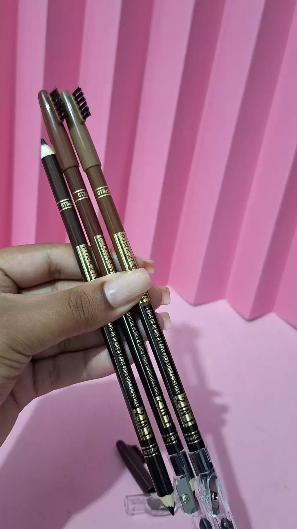 Lápis DUO para olhos e sombrancelhas - Pink 21