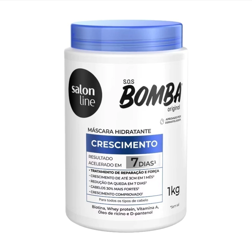 Máscara de Hidratação SOS Bomba Original Salon Line 1kg