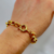 Pulseira Elo Portugues 10mml Banhada a Ouro