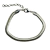 Pulseira Malha Fio Alemão 5mml Banho de Prata