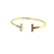 Bracelete Inspire T com Zirconias Banhado a Ouro na internet