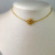 Choker Rabo de Rato Fina com Estrela Microcravejada bBanhada a Ouro 18k