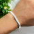 Pulseira Malha Fio Alemão 5mml Banho de Prata