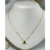 Colar Letra Iniciais Banhado a Ouro 18k ou Prata 925 - Luciana Machado Complementos