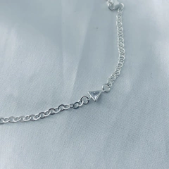 Pulseira zircônia de triângulo - comprar online