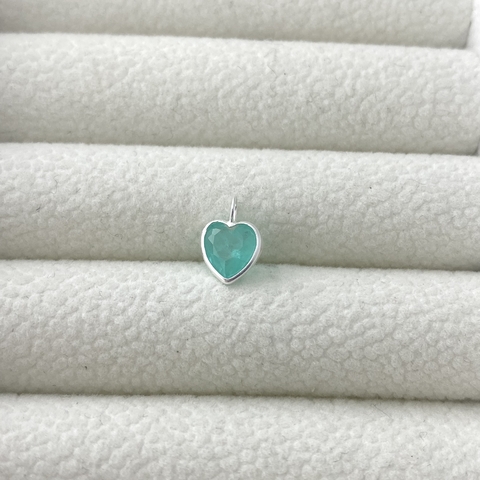 PINGENTE CORAÇÃO VERDE P