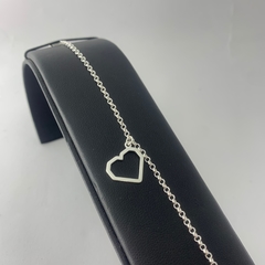 Pulseira coração pendurado - comprar online
