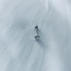 Piercing tragus ponto de luz 4.5mm