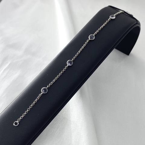 Pulseira Zircônia Transparente