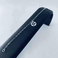 Pulseira Pingente Trevo Vazado