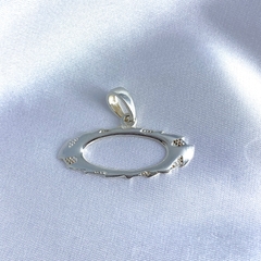 Pingente modelo oval m