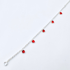 Pulseira infantil coração