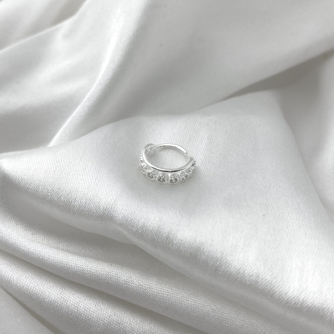 PIERCING HELIX ARGOLA CRAVEJADO E LISO