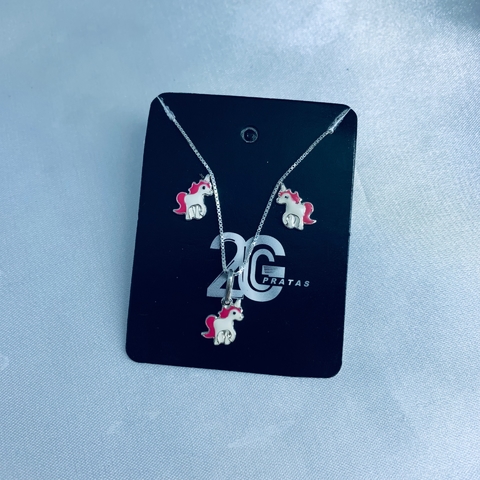 Conjunto de unicórnio infantil