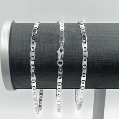 Pulseira Piastrine Along 3mm 21cm - comprar online