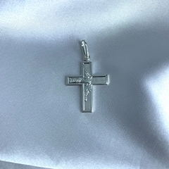 Pingente crucifixo face de cristo médio