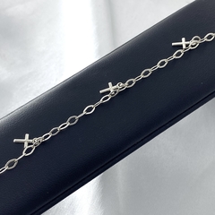 Pulseira 3 Pingentes Cruz - comprar online