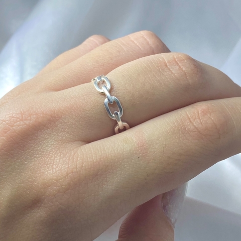 Anel cartier corrente liso