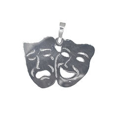 Pingente Chora Agora Ri Depois 2,5cm