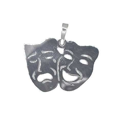 Pingente Chora Agora Ri Depois 2,5cm