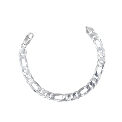 Pulseira Fígaro 3x1 9mm 21cm