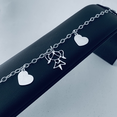 Pulseira Feminina Pingente Filha / Coração - comprar online