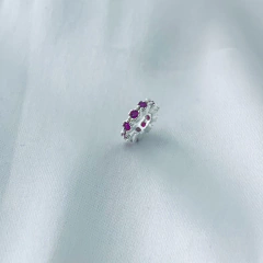 Berloque círculo com zircônia
