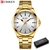 Imagem do CURREN Stainless steel Men's Watches Simple Quartz Wristwatch Military Army Clock Male Relogio Masculino