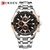 CURREN 8023 Quartz Watch Men Waterproof Sport Military Watches Mens Business Stainless Steel Wristwatch Male Clock reloj hombre - comprar online