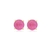 Brinco Redondo Turmalina Rosa