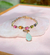 Pulseira Riviera Pingente Removível Turmalina Light - Aqua - Bertelli Semijoias