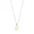 Colar Gota Cristal Yellow Fancy